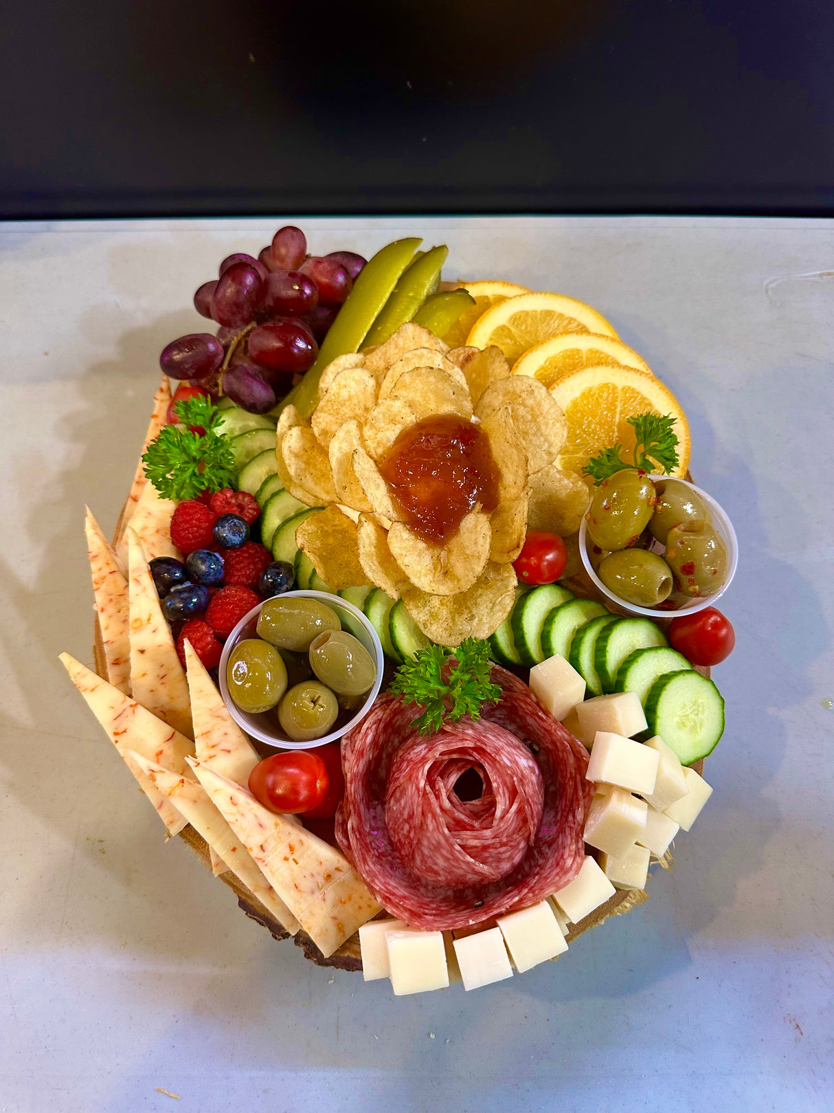 Round Valentines Charcuterie Boards