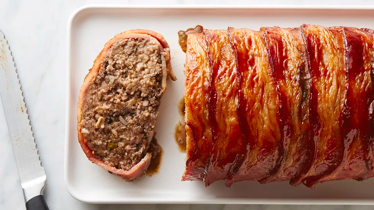 Bacon Wrapped Meat Loaf