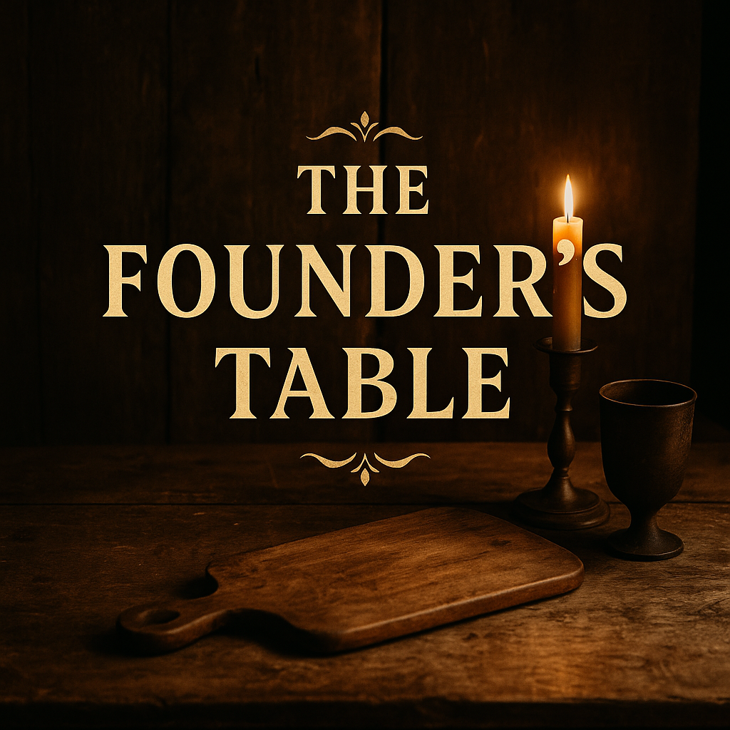 The Founder's Table - only 20 seats available.