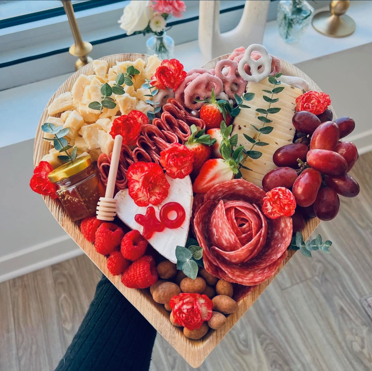 Heart-Shaped Charcuterie Boards