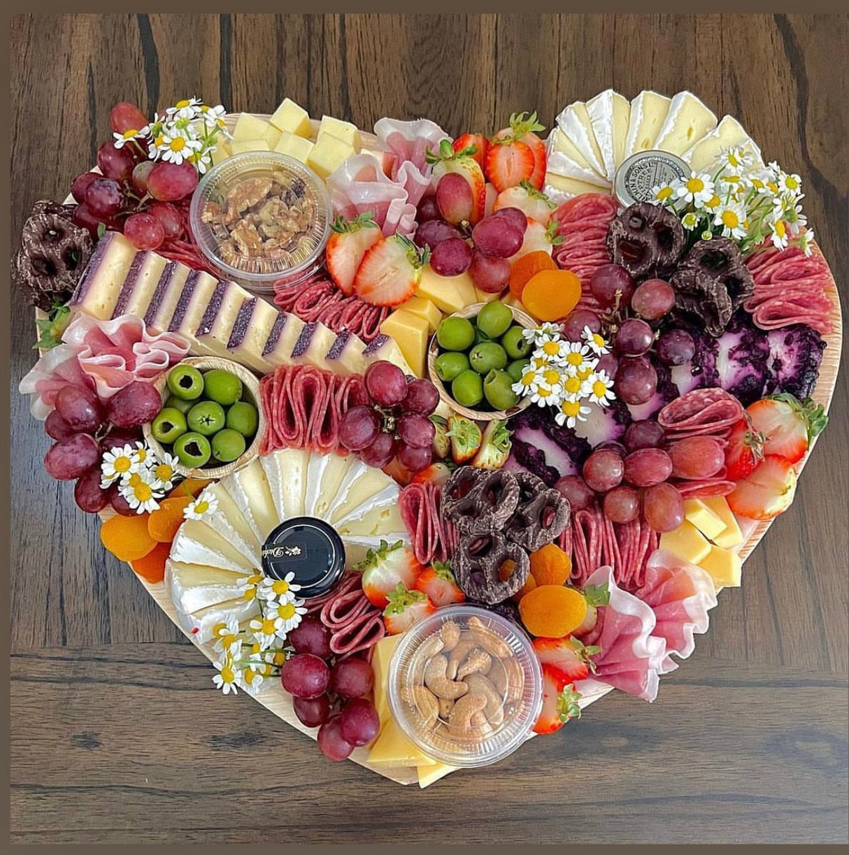 Heart-Shaped Charcuterie Boards