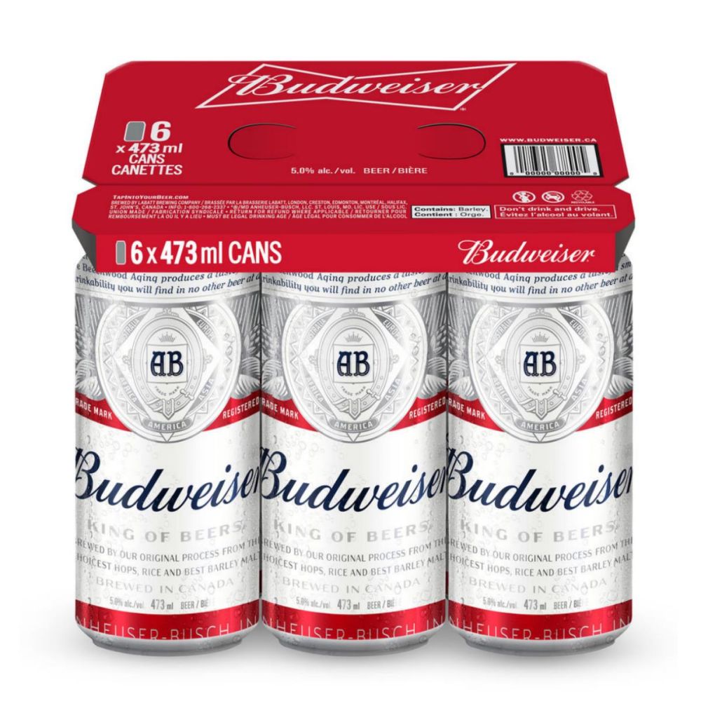Budweiser 6x473ml (6-Pack)