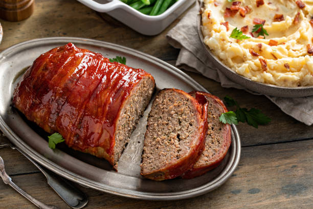 Bacon Wrapped Meat Loaf