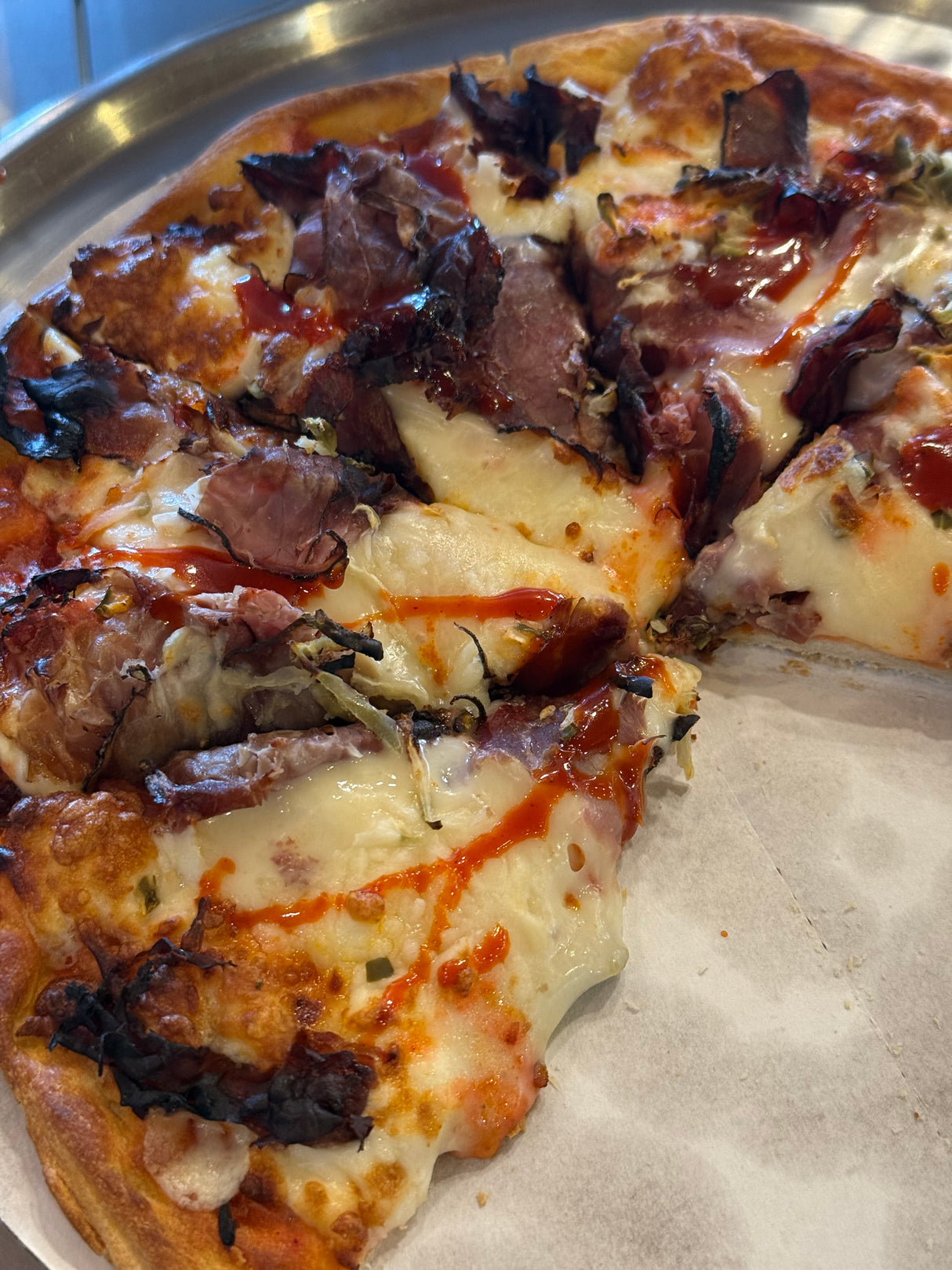 Reuben Pizza