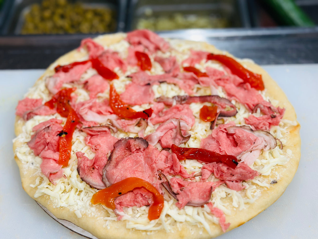 Roast Beef & Red Pepper Pizza
