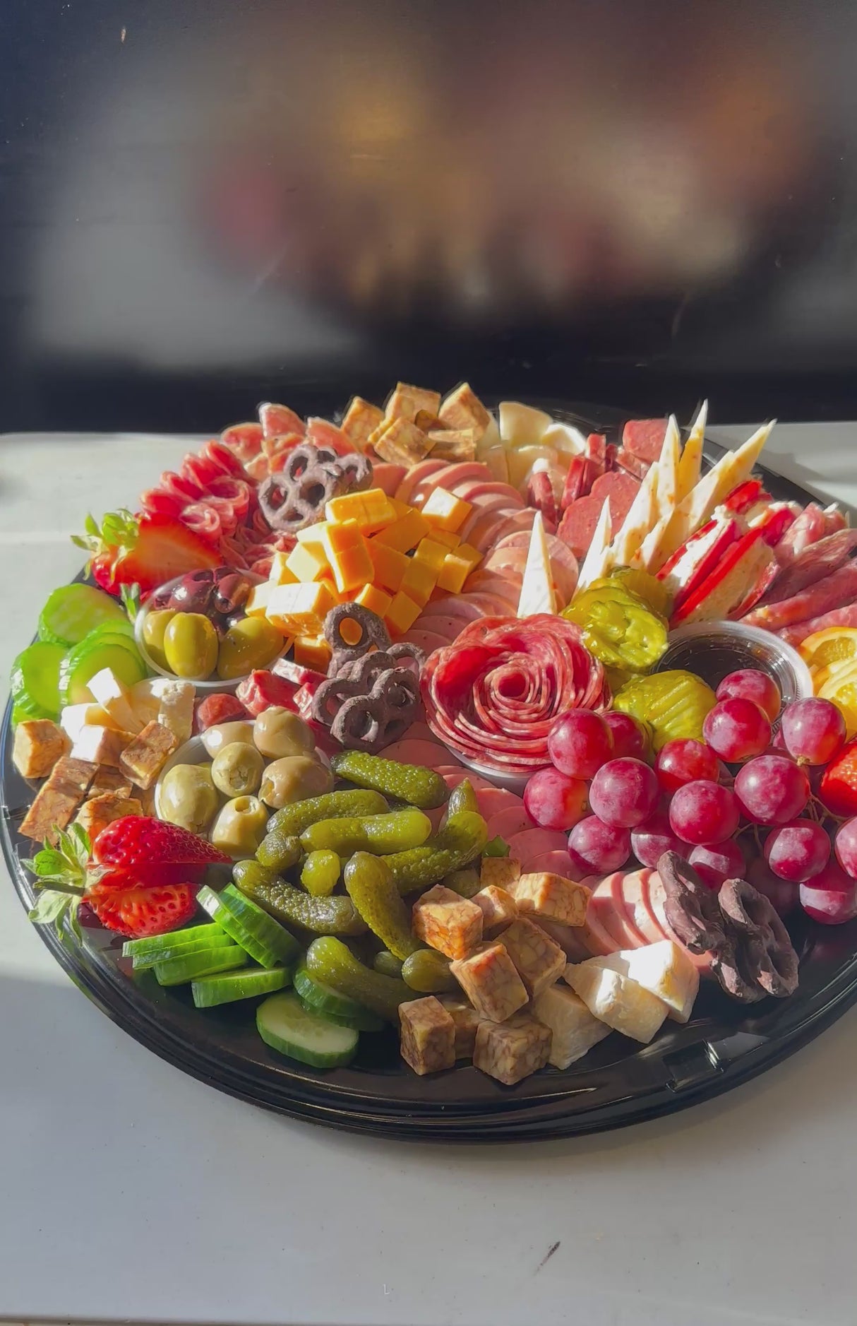 Round Valentines Charcuterie Boards